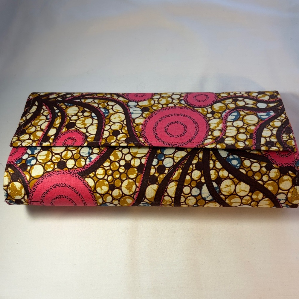 Colorful Patterned Clutch Bag